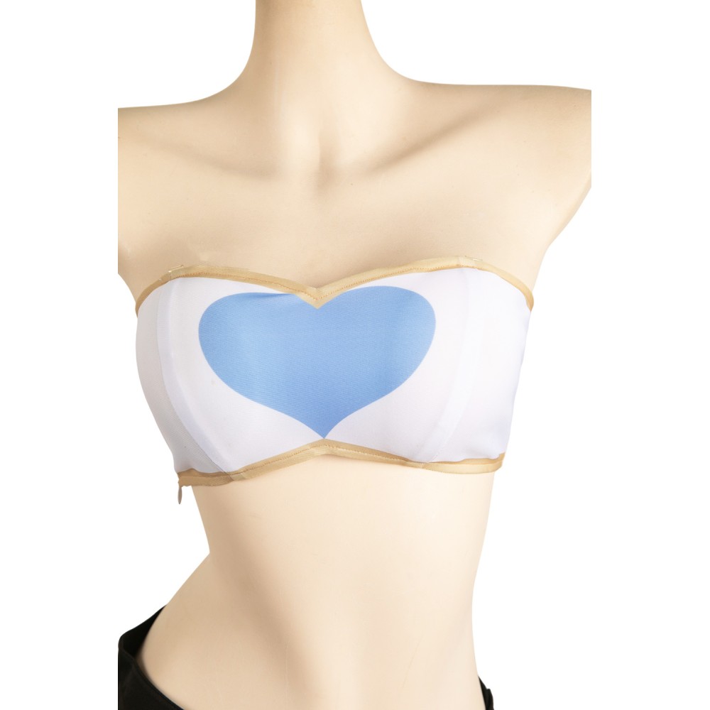 Saison 3 Lucy Heartfilia Ensemble de Haut et Pantalon Blue Love Costume Cosplay Tenue de Carnaval Halloween
