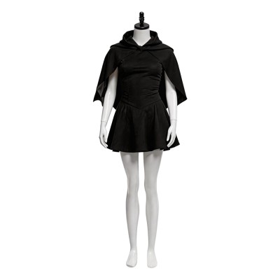 Scream 7 Costume de Cosplay pour Femmes Sidney Prescott Noir Tenue de Halloween Carnaval