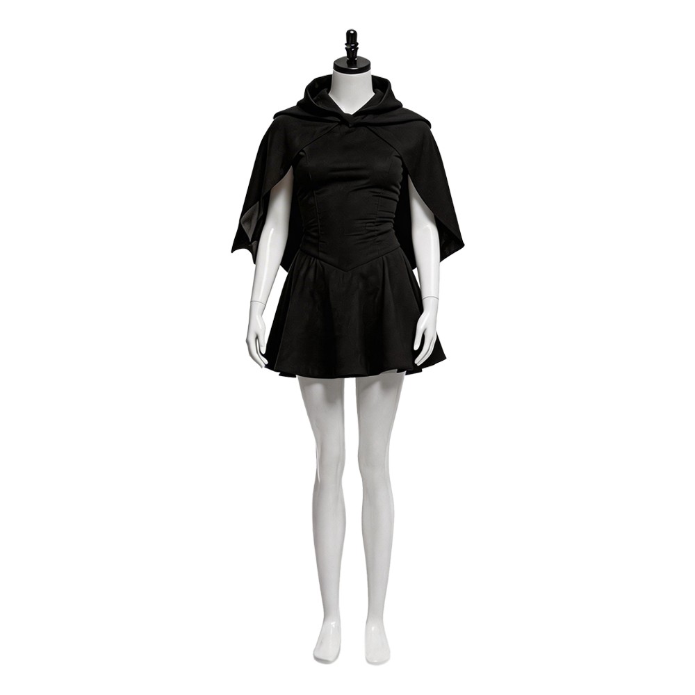 Scream 7 Costume de Cosplay pour Femmes Sidney Prescott Noir Tenue de Halloween Carnaval