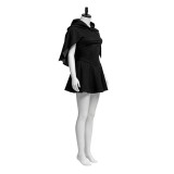 Scream 7 Costume de Cosplay pour Femmes Sidney Prescott Noir Tenue de Halloween Carnaval
