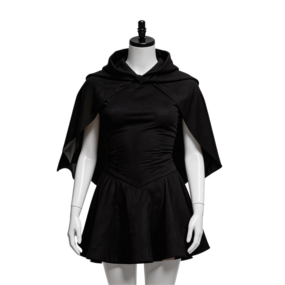 Scream 7 Costume de Cosplay pour Femmes Sidney Prescott Noir Tenue de Halloween Carnaval