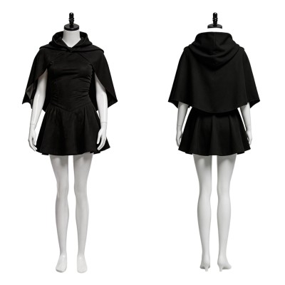 Scream 7 Costume de Cosplay pour Femmes Sidney Prescott Noir Tenue de Halloween Carnaval
