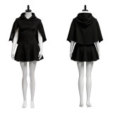 Scream 7 Costume de Cosplay pour Femmes Sidney Prescott Noir Tenue de Halloween Carnaval