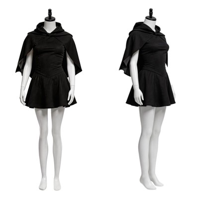 Scream 7 Costume de Cosplay pour Femmes Sidney Prescott Noir Tenue de Halloween Carnaval