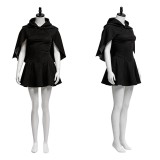 Scream 7 Costume de Cosplay pour Femmes Sidney Prescott Noir Tenue de Halloween Carnaval