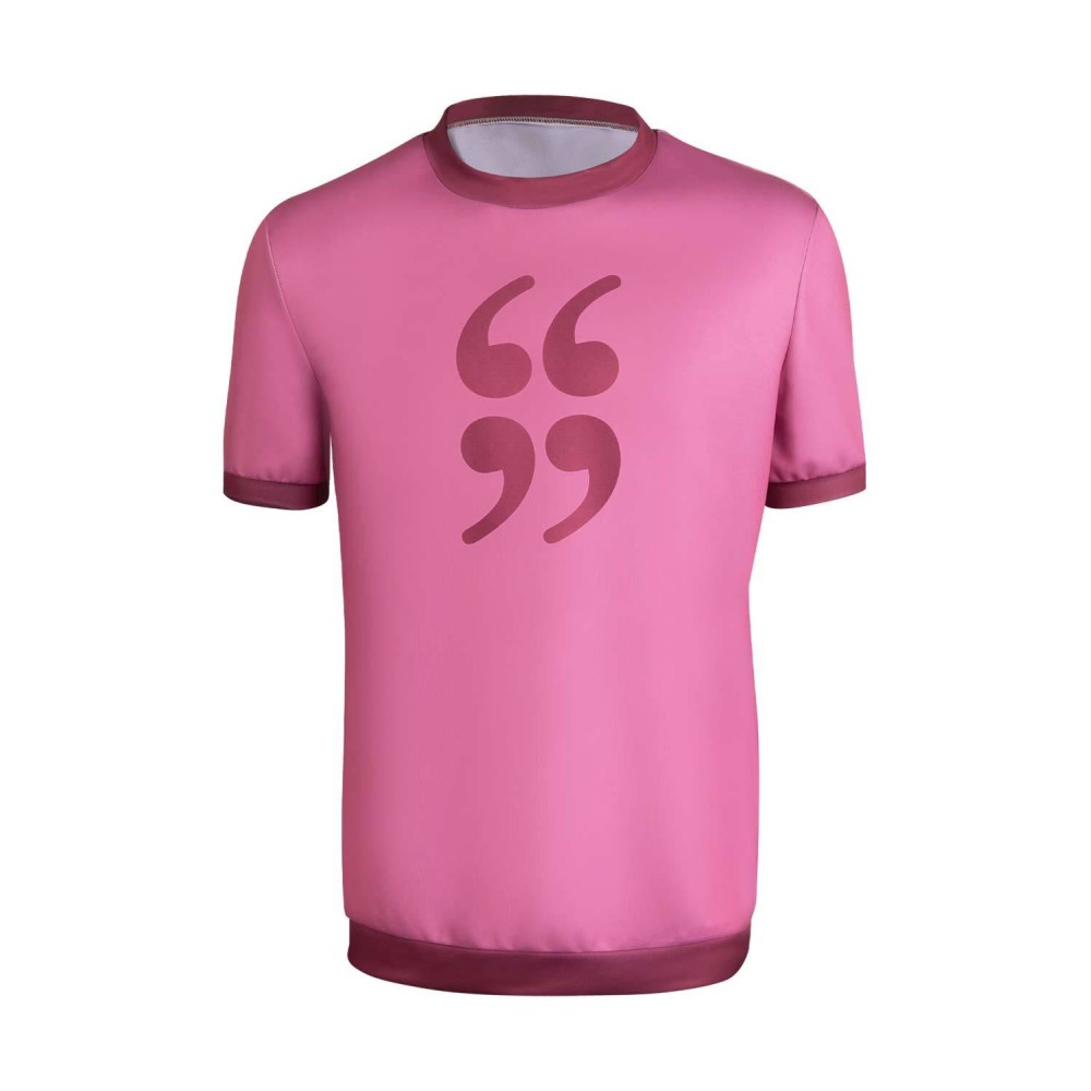 Scott Pilgrim Takes Off Scott Pilgrim T-shirt rose Costume de cosplay Halloween Carnaval