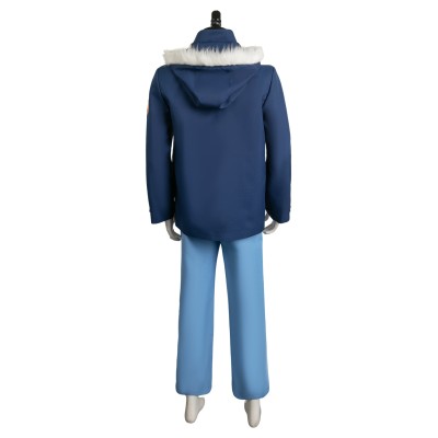Scott Pilgrim Takes Off Scott Pilgrim Blue Suit Cosplay Costume Halloween Carnival Outfit