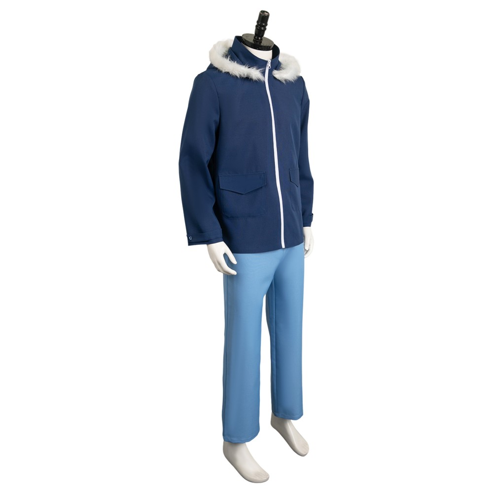 Scott Pilgrim Takes Off Scott Pilgrim Blue Suit Cosplay Costume Halloween Carnival Outfit