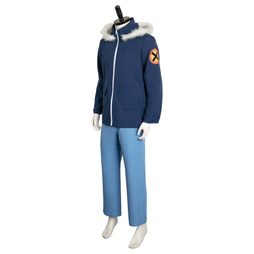 Scott Pilgrim Takes Off Scott Pilgrim Blue Suit Cosplay Costume Halloween Carnival Outfit