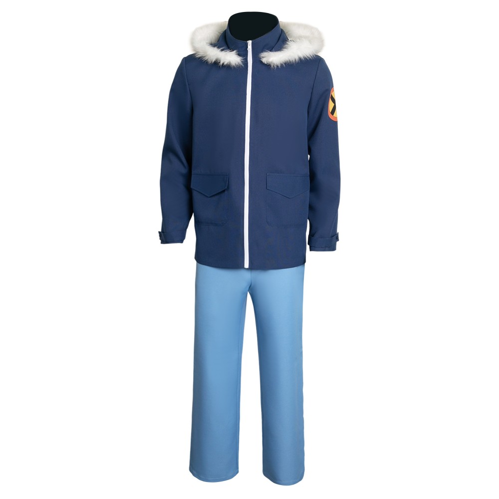 Scott Pilgrim Takes Off Scott Pilgrim Blue Suit Cosplay Costume Halloween Carnival Outfit