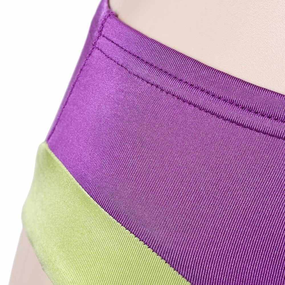 Scooby-Doo Daphne Purple 2Pcs Swimsuit Cosplay Costume Halloween Carnival Outfit
