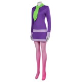 Scooby-Doo Daphne Blake Purple Suit Cosplay Costume Halloween Carnival Outfit
