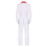 Scarface Al Pacino Men White Suit Party Cosplay Costume Halloween Carnival