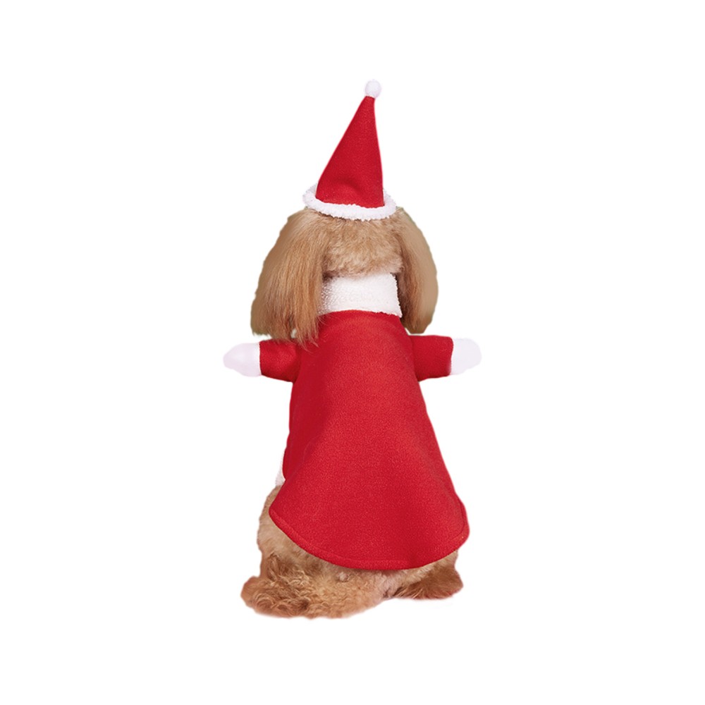 Costume de Noël pour chien de Santa Claus, déguisement de cosplay, tenue de carnaval d'Halloween