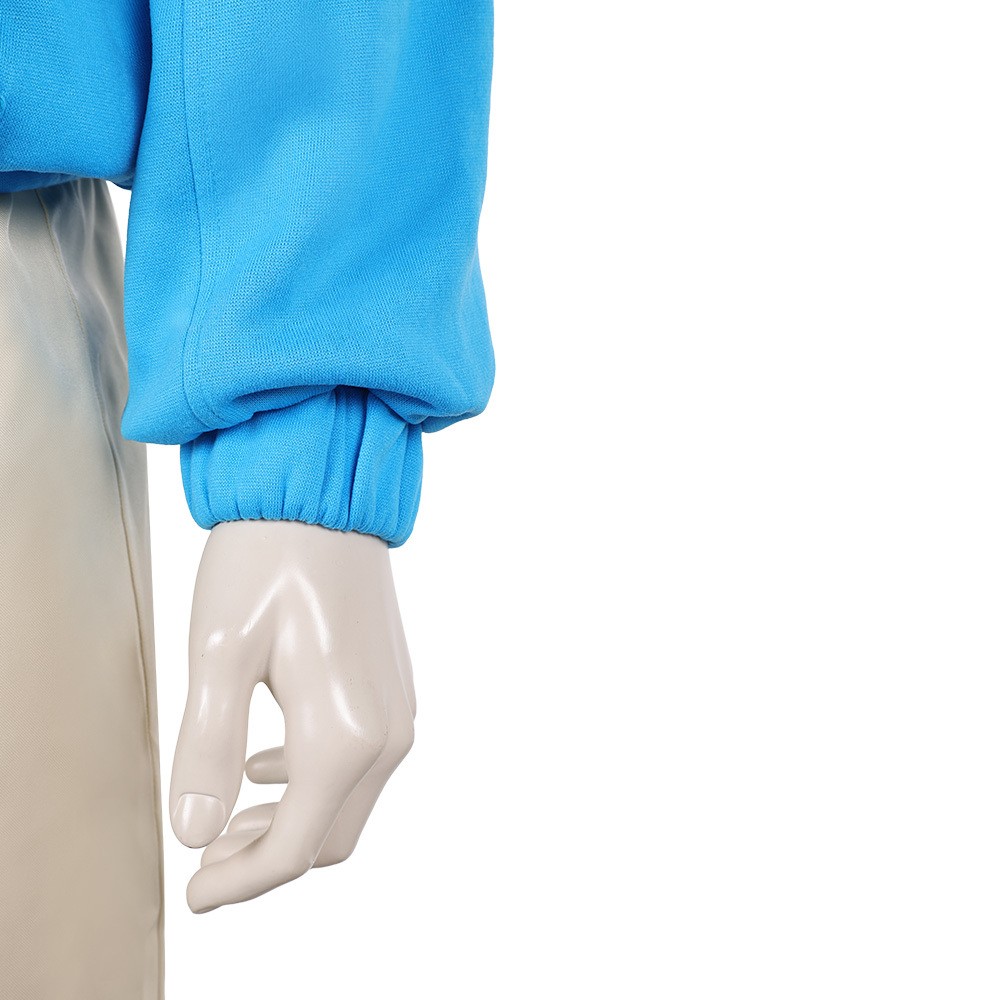Sakamoto Days Shin Asakura Sweat à capuche bleu Costume de cosplay Tenue de carnaval d'Halloween