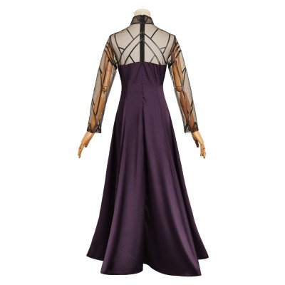 Sakamoto Days Osaragi Women Purple Dress Suit Cosplay Costume Halloween Carnival Outfit