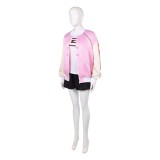 Sakamoto Days Lu Shaotang Femme Costume Cosplay Rose Tenue Halloween Carnaval