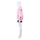 Sakamoto Days Lu Shaotang Femme Costume Cosplay Rose Tenue Halloween Carnaval