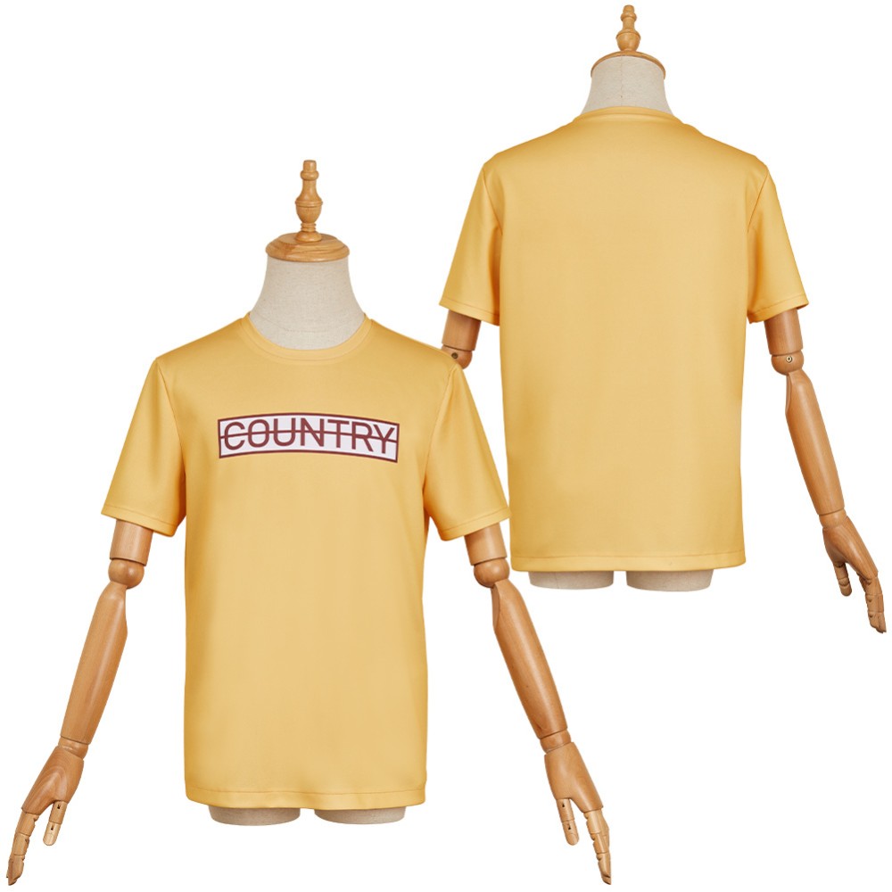SAKAMOTO DAYS (2025) Costume de cosplay de Taro Sakamoto, chemise jaune, tenue de carnaval d'Halloween