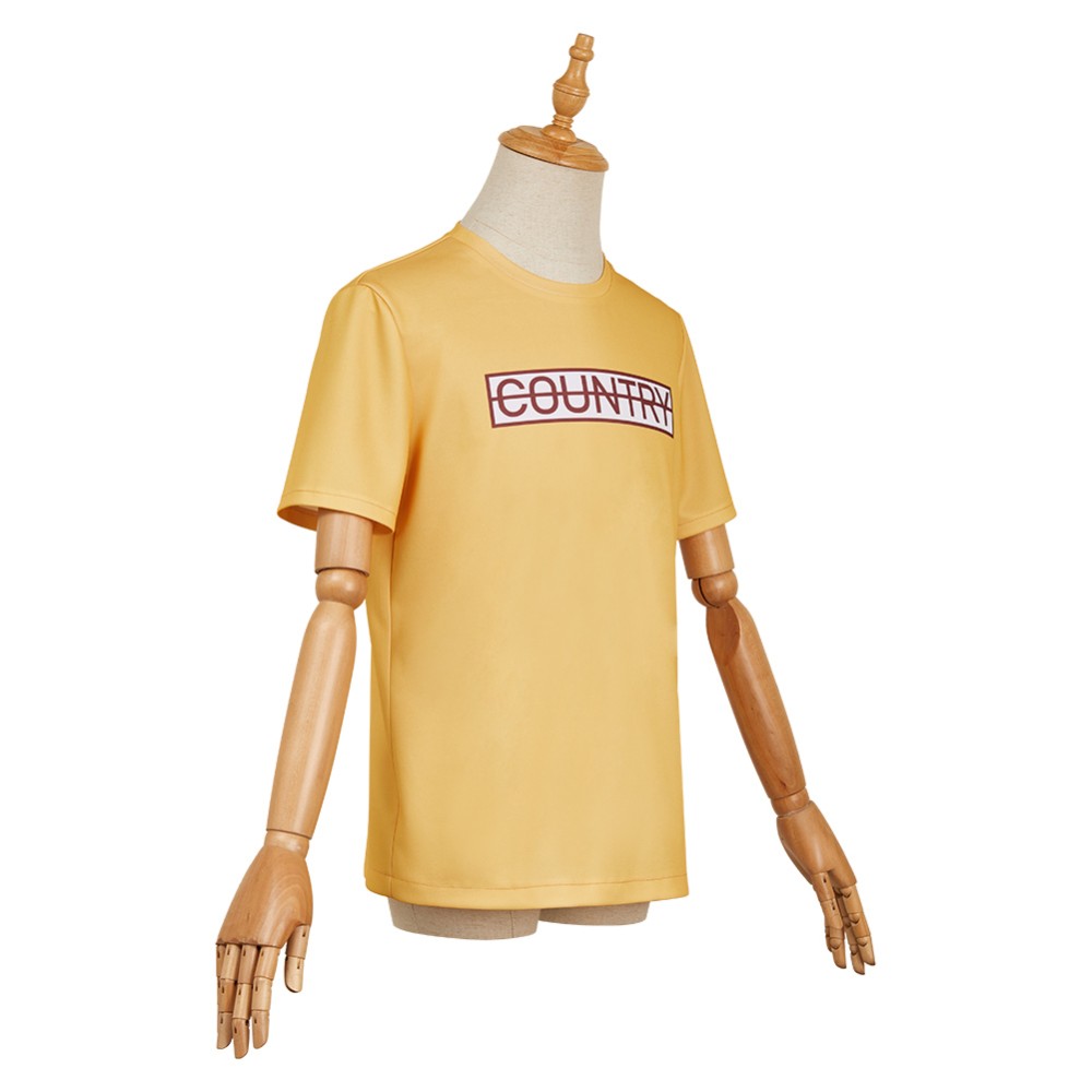 SAKAMOTO DAYS (2025) Costume de cosplay de Taro Sakamoto, chemise jaune, tenue de carnaval d'Halloween