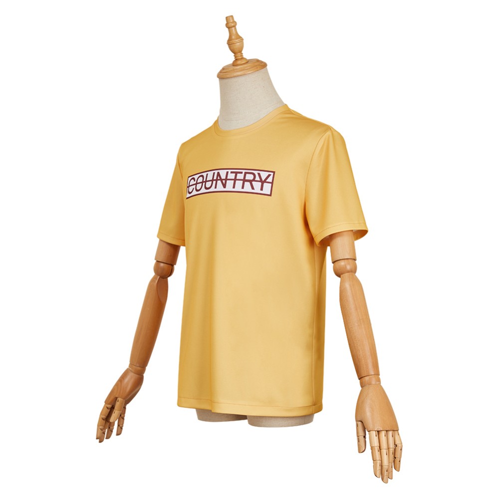 SAKAMOTO DAYS (2025) Costume de cosplay de Taro Sakamoto, chemise jaune, tenue de carnaval d'Halloween