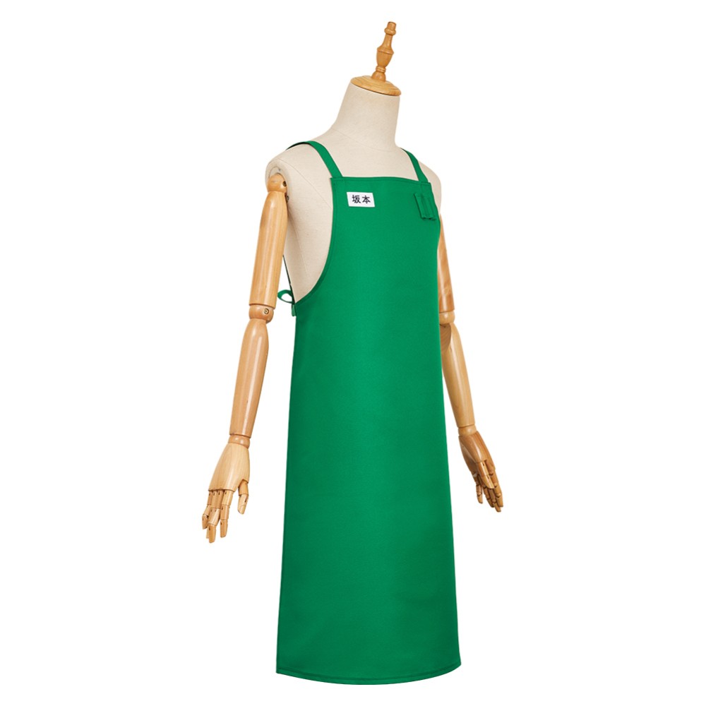 SAKAMOTO DAYS (2025) Taro Sakamoto Green Apron Cosplay Costume Halloween Carnival Outfit