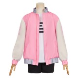 SAKAMOTO DAYS (2025) Lu Shaotang Pink Jacket Cosplay Costume Halloween Carnival Outfit