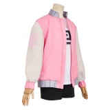 SAKAMOTO DAYS (2025) Lu Shaotang Pink Jacket Cosplay Costume Halloween Carnival Outfit