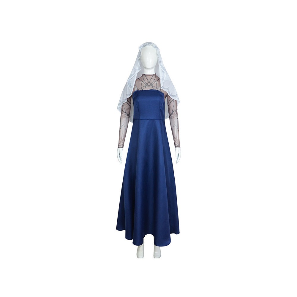 Sakamoto Days (2024) Costume de cosplay de femme Osaragi robe bleu foncé tenue de carnaval d'Halloween