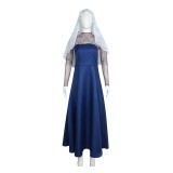 Sakamoto Days (2024) Costume de cosplay de femme Osaragi robe bleu foncé tenue de carnaval d'Halloween