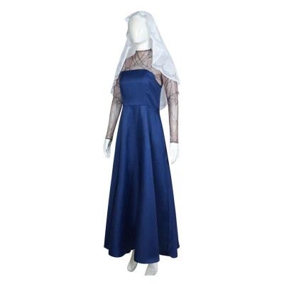 Sakamoto Days (2024) Costume de cosplay de femme Osaragi robe bleu foncé tenue de carnaval d'Halloween