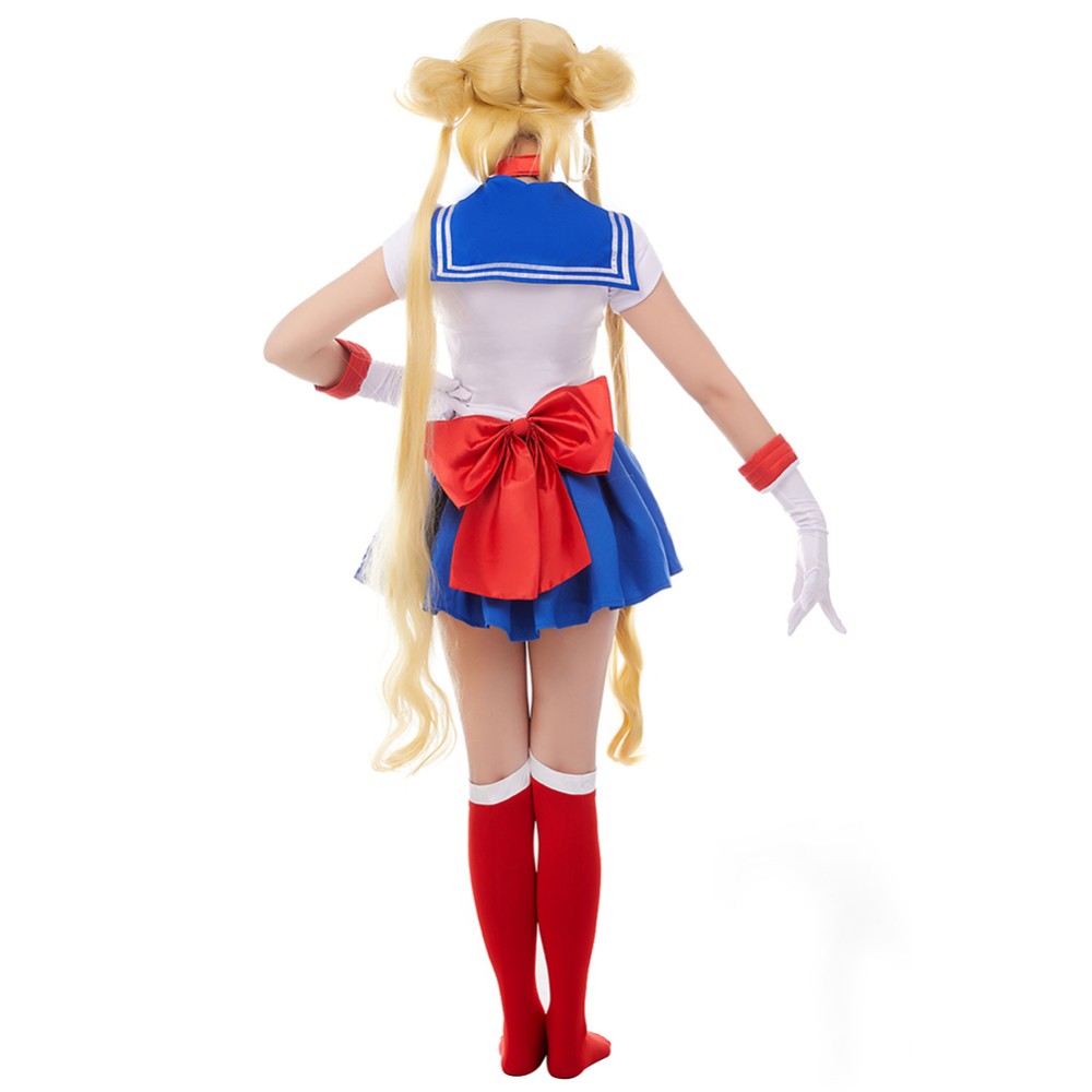 Sailor Moon Tsukino Usagi Uniform Dress Cosplay Costume Halloween Carnival Outfit