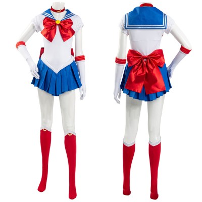 Sailor Moon Tsukino Usagi Uniform Dress Cosplay Costume Halloween Carnival Outfit
