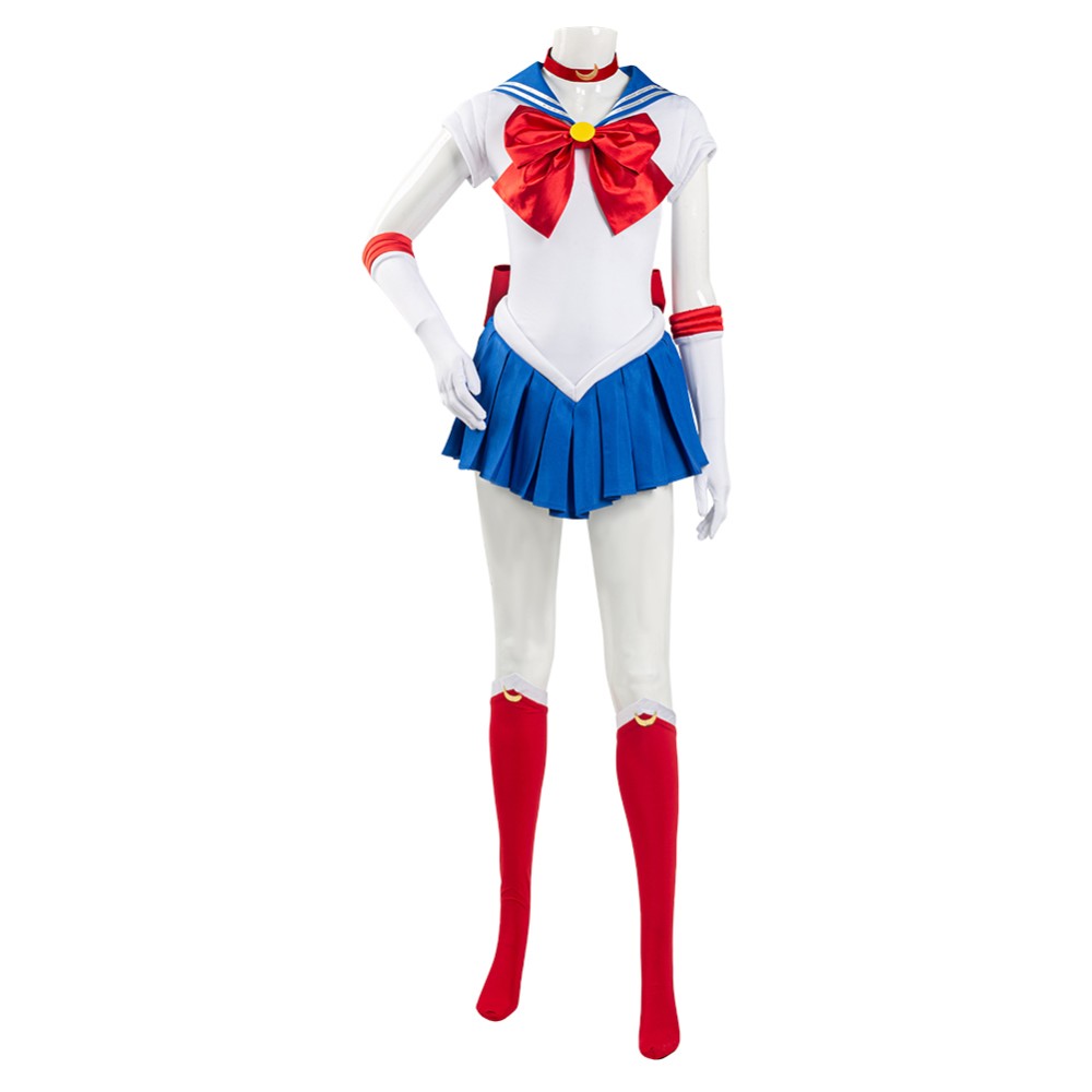 Sailor Moon Tsukino Usagi Uniform Dress Cosplay Costume Halloween Carnival Outfit