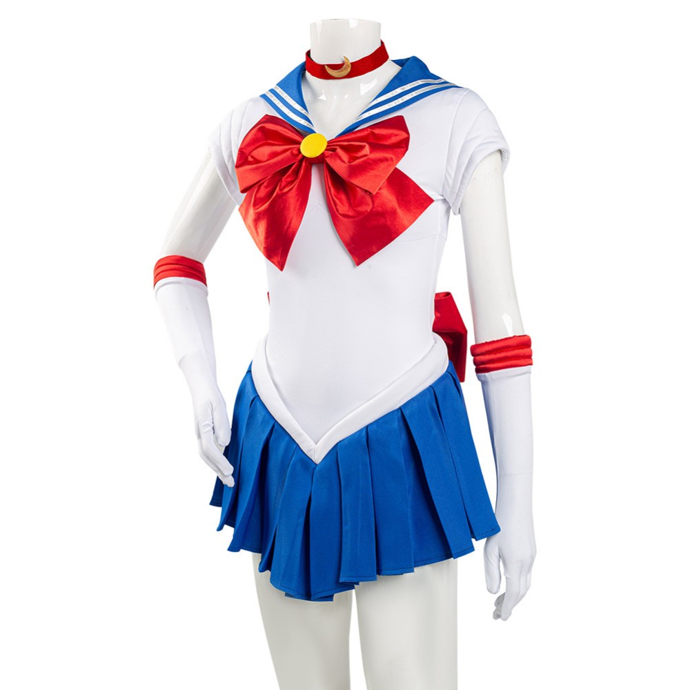 Sailor Moon Tsukino Usagi Uniform Dress Cosplay Costume Halloween Carnival Outfit