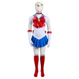 Ensemble de robe jupe pour enfants Sailor Moon-Tsukino Usagi Costume de cosplay pour Noël Festival Halloween Carnaval