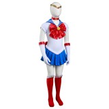 Ensemble de robe jupe pour enfants Sailor Moon-Tsukino Usagi Costume de cosplay pour Noël Festival Halloween Carnaval