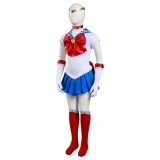 Ensemble de robe jupe pour enfants Sailor Moon-Tsukino Usagi Costume de cosplay pour Noël Festival Halloween Carnaval