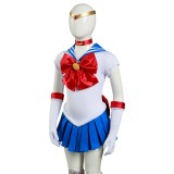 Ensemble de robe jupe pour enfants Sailor Moon-Tsukino Usagi Costume de cosplay pour Noël Festival Halloween Carnaval