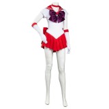 Ensemble de robe jupe uniforme Hino Rei Sailor Moon pour cosplay de festival de Noël, costume de carnaval d'Halloween