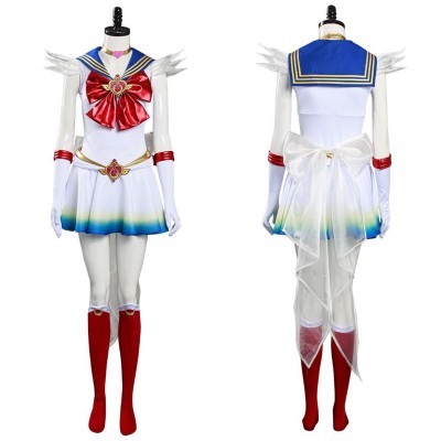 Costume de cosplay de Sailor Moon Eternal Tsukino Usagi pour Halloween et carnaval