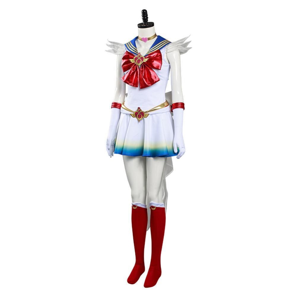 Costume de cosplay de Sailor Moon Eternal Tsukino Usagi pour Halloween et carnaval