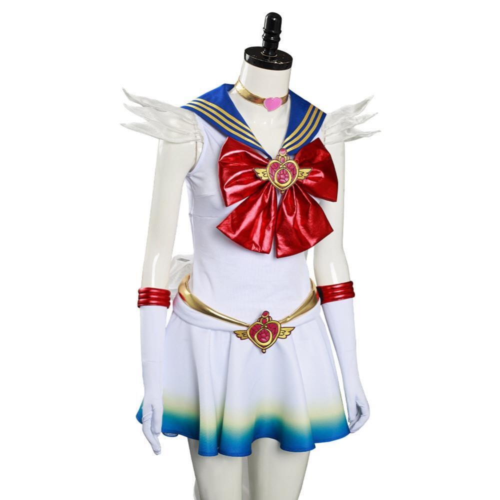 Costume de cosplay de Sailor Moon Eternal Tsukino Usagi pour Halloween et carnaval