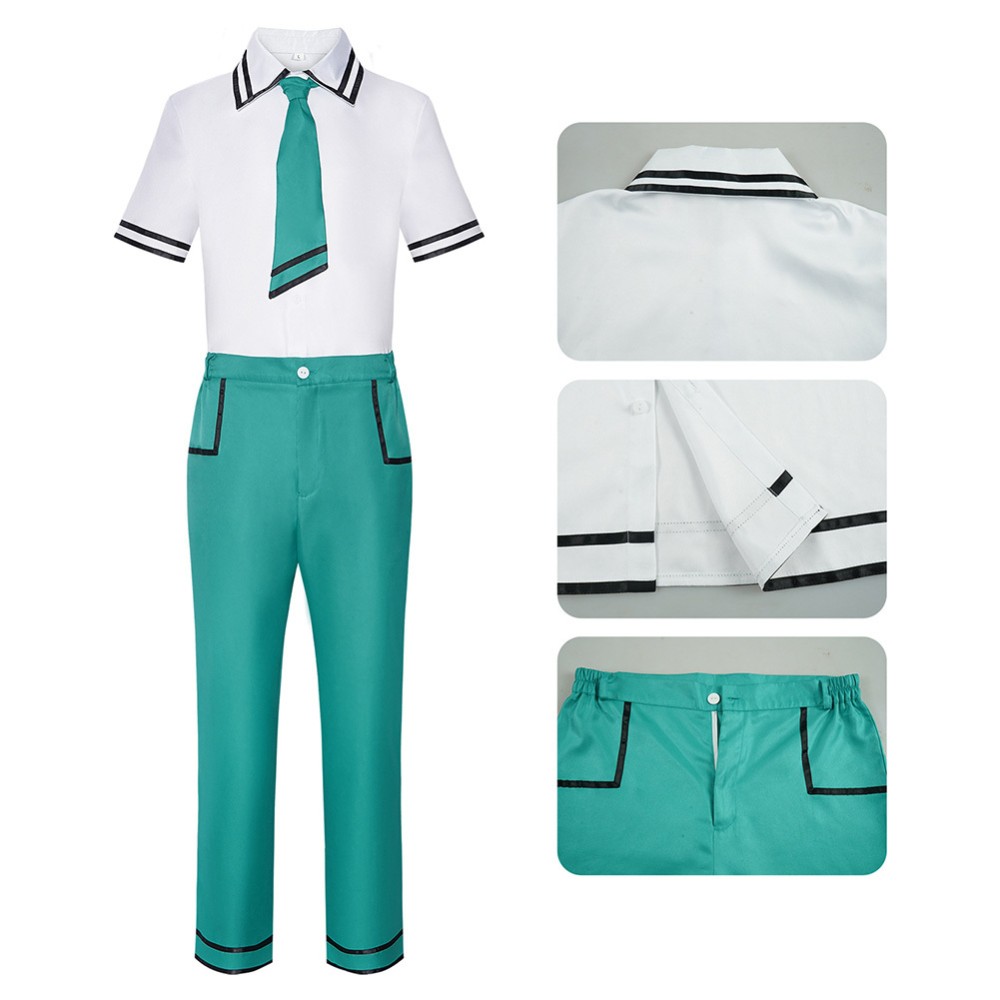 Costume de cosplay de uniforme scolaire de Saiki Kusuo pour Halloween et carnaval