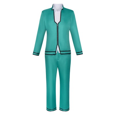 Saiki Kusuo Green Cosplay Costume Halloween Carnival Outfit