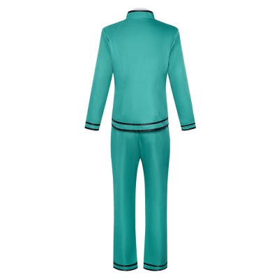 Saiki Kusuo Green Cosplay Costume Halloween Carnival Outfit