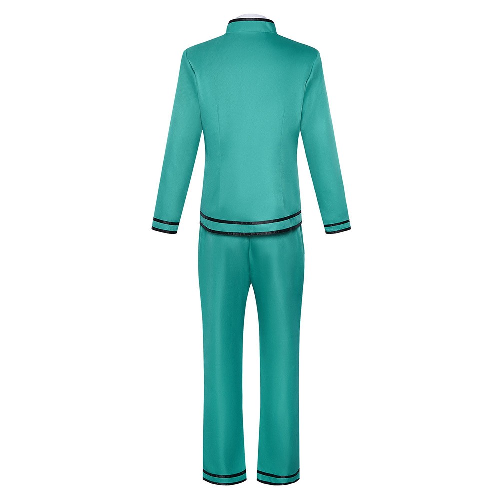 Saiki Kusuo Green Cosplay Costume Halloween Carnival Outfit