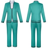 Saiki Kusuo Green Cosplay Costume Halloween Carnival Outfit