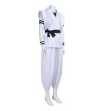 Costume de cosplay de Ryomen Sukuna en costume de kung-fu blanc pour Halloween et carnaval
