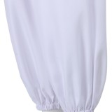 Costume de cosplay de Ryomen Sukuna en costume de kung-fu blanc pour Halloween et carnaval